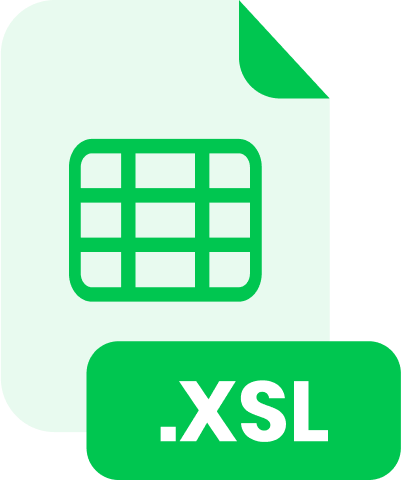 xsl file supported