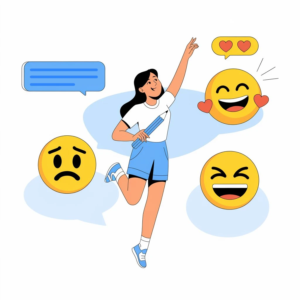 Transmonkey emoji translator illustration