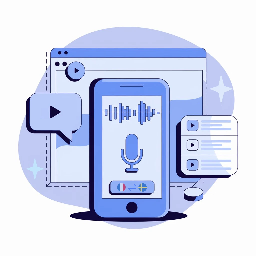 Transmonkey voice translator illustration