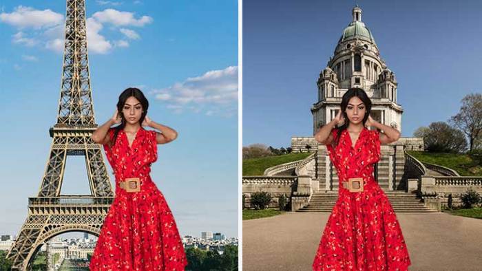 change background with images